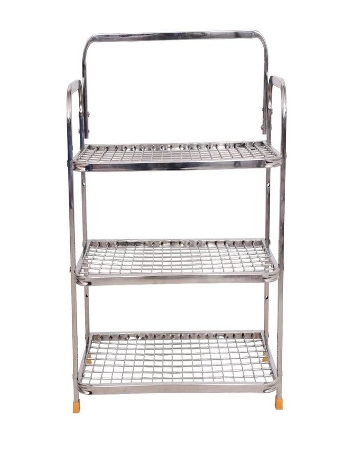 DHSVS Portable Heavy Duty Stainless Steel Multi Layer Shoes Stand/Storage Organizer/Dustproof Home Organization - Image 3